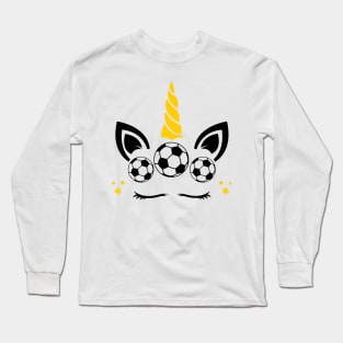 Soccer Unicorn Long Sleeve T-Shirt